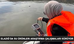 Elazığ’da Su Ürünleri Araştırma Çalışmaları Sürüyor