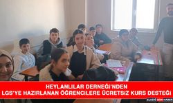 Heylanlılar Derneği’nden LGS’ye Hazırlanan Öğrencilere Ücretsiz Kurs Desteği