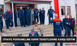 İtfaiye Personeline KBRN Tehditlerine Karşı Eğitim
