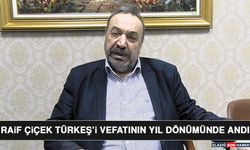 Raif Çiçek Türkeş’i Vefatının Yıl Dönümünde Andı