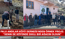 Palu Andılar Köyü Derneği’nden Örnek Proje: “Senin de Köyünde Dikili Bir Ağacın Olsun”