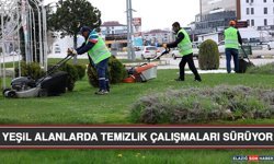 Yeşil Alanlarda Temizlik Çalışmaları Sürüyor