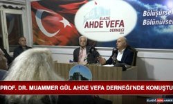 Tarihçi Prof. Dr. Muammer Gül Ahde Vefa Derneği’nde Konuştu