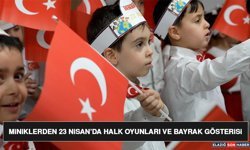 Miniklerden 23 Nisan’da Halk Oyunları ve Bayrak Gösterisi