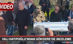 Vali Hatipoğlu’ndan Gökdere’de İnceleme