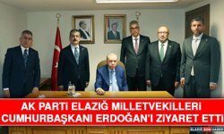 AK Parti Elazığ Milletvekilleri Cumhurbaşkanı Erdoğan’ı Ziyaret Etti