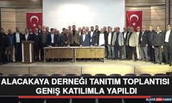 Alacakaya Derneği Tanıtım Toplantısı Geniş Katılımla Yapıldı