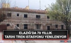 Elazığ'da 79 Yıllık Tarihi Tren İstasyonu Yenileniyor