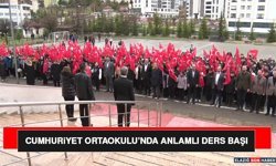 Cumhuriyet Ortaokulu’nda Anlamlı Ders Başı