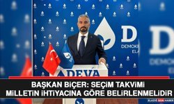 Başkan Biçer: Seçim Takvimi Milletin İhtiyacına Göre Belirlenmelidir