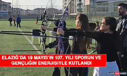 Elazığ’da 19 Mayıs’ın 107. Yılı Sporun ve Gençliğin Enerjisiyle Kutlandı