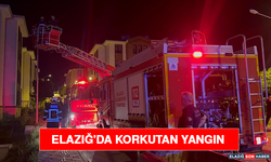 Elazığ'da Korkutan Yangın