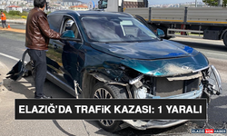 Elazığ’da Trafik Kazası: 1 Yaralı