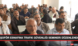 Şoför Esnafına Trafik Güvenliği Semineri Düzenlendi