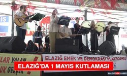 Elazığ'da 1 Mayıs Kutlaması