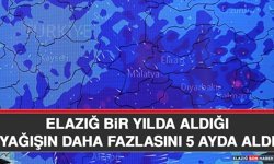 Elazığ Bir Yılda Aldığı Yağışın Daha Fazlasını 5 Ayda Aldı