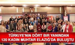 Türkiye'nin Dört Bir Yanından 120 Kadın Muhtar Elazığ'da Buluştu