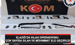 Elazığ’da Silah Operasyonu: Çok Sayıda Silah ve Mühimmat Ele Geçirildi