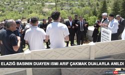 Elazığ Basının Duayen İsmi Arif Çakmak Dualarla Anıldı