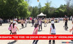 Keban'da "Yüz Yüze 100 Çocuk Oyunu Şenliği" Düzenlendi