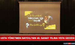 Usta Yönetmen Baydili’nin 40. Sanat Yılına Vefa Gecesi