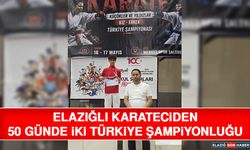 Elazığlı Karateciden 50 Günde İki Türkiye Şampiyonluğu