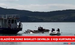 Elazığ'da Deniz Bisikleti Devrildi: 2 Kişi Kurtarıldı