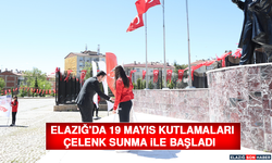 Elazığ'da 19 Mayıs Kutlamaları Çelenk Sunma İle Başladı