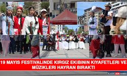 19 Mayıs Festivalinde Kırgız Ekibinin Kıyafetleri ve Müzikleri Hayran Bıraktı