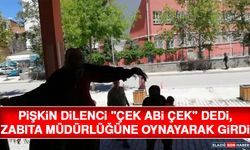 Pişkin Dilenci "Çek Abi Çek" Dedi, Zabıta Müdürlüğüne Oynayarak Girdi