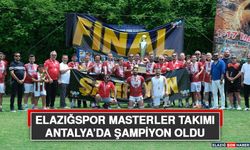 Elazığspor Masterler Takımı Antalya’da Şampiyon Oldu