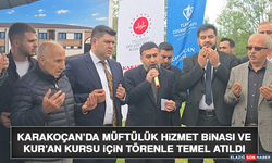 Karakoçan’da Müftülük Hizmet Binası ve Kur’an Kursu İçin Törenle Temel Atıldı