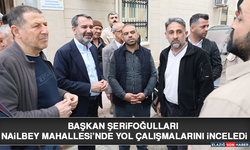 Başkan Şerifoğulları Nailbey Mahallesi’nde Yol Çalışmalarını İnceledi