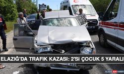 Elazığ'da Trafik Kazası: 2'si Çocuk 5 Yaralı
