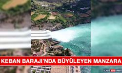 Keban Barajı’nda Büyüleyen Manzara