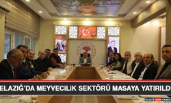 Elazığ’da Meyvecilik Sektörü Masaya Yatırıldı