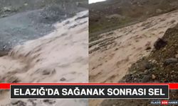 Elazığ'da Sağanak Sonrası Sel
