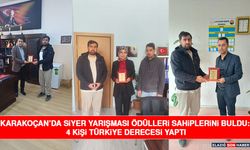 Karakoçan’da Siyer Yarışması Ödülleri Sahiplerini Buldu: 4 Kişi Türkiye Derecesi Yaptı