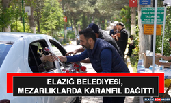 Elazığ Belediyesi, Mezarlıklarda Karanfil Dağıttı