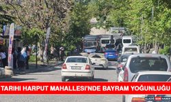Tarihi Harput Mahallesi'nde Bayram Yoğunluğu