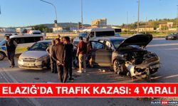 Elazığ’da Trafik Kazası: 4 Yaralı