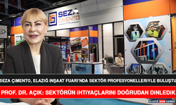 Seza Çimento, Elazığ İnşaat Fuarı’nda Sektör Profesyonelleriyle Buluştu