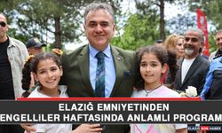 Elazığ Emniyetinden Engelliler Haftasında Anlamlı Program