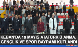 Keban'da 19 Mayıs Atatürk'ü Anma, Gençlik ve Spor Bayramı kutlandı