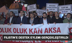 Filistin’e Destek Eylemi Gerçekleştirildi