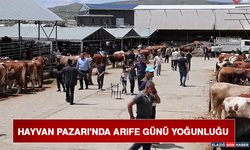 Hayvan Pazarı'nda Arife Günü Yoğunluğu