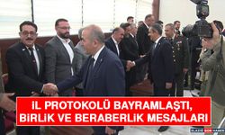 İl Protokolü Bayramlaştı Birlik ve Beraberlik Mesajları