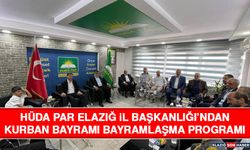 HÜDA PAR Elazığ İl Başkanlığı’ndan Kurban Bayramı Bayramlaşma Programı