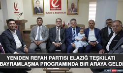 Yeniden Refah Partisi Elazığ Teşkilatı Bayramlaşma Programında Bir Araya Geldi