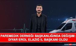Paremedik Derneği Başkanlığında Değişim: Diyar Erol Elazığ İl Başkanı Oldu
